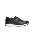 Tenis Exótico Avestruz con Cocodrilo Negro 456 León