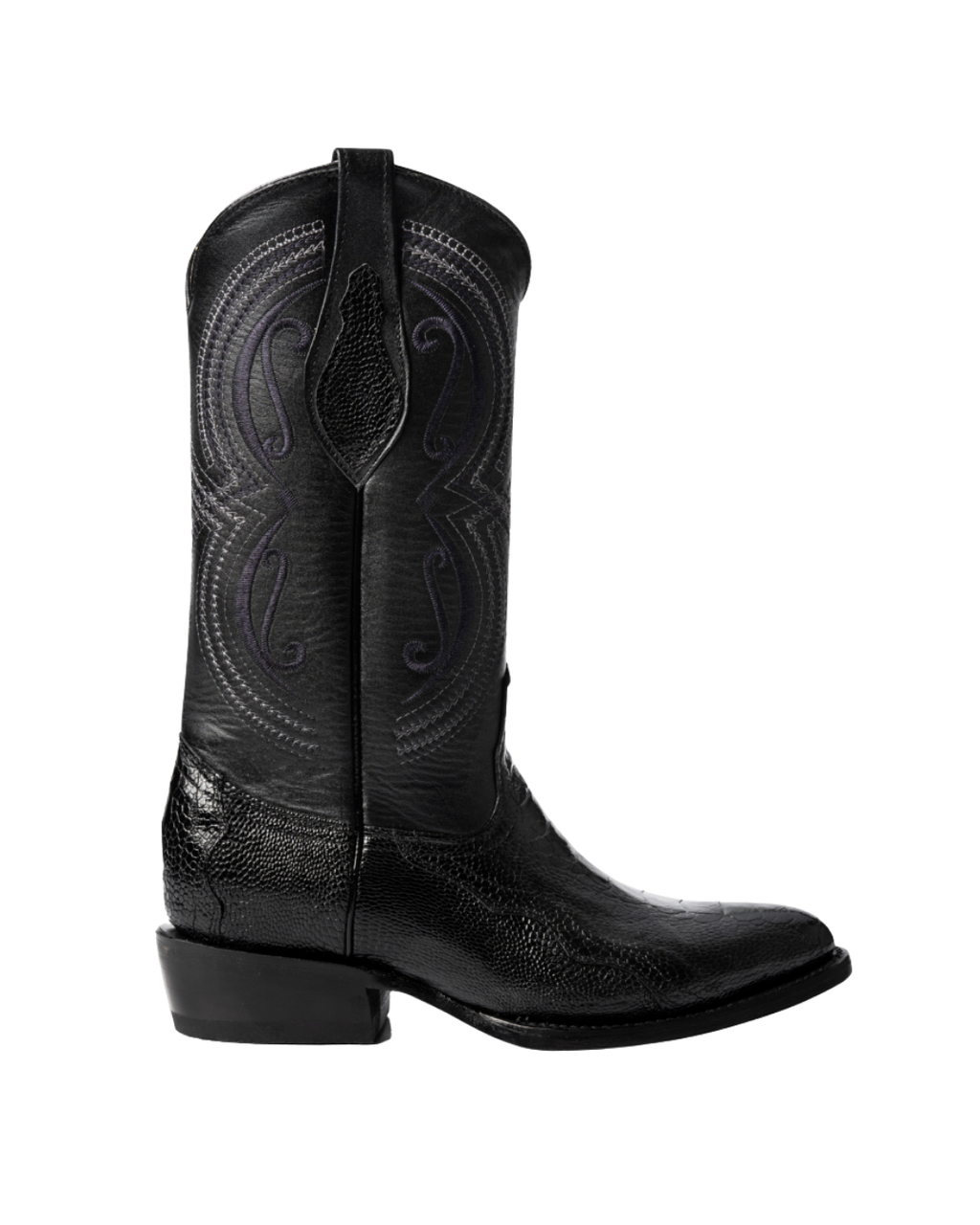 Pata de Avestruz Negro Oval