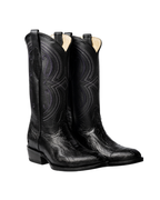Pata de Avestruz Negro Oval