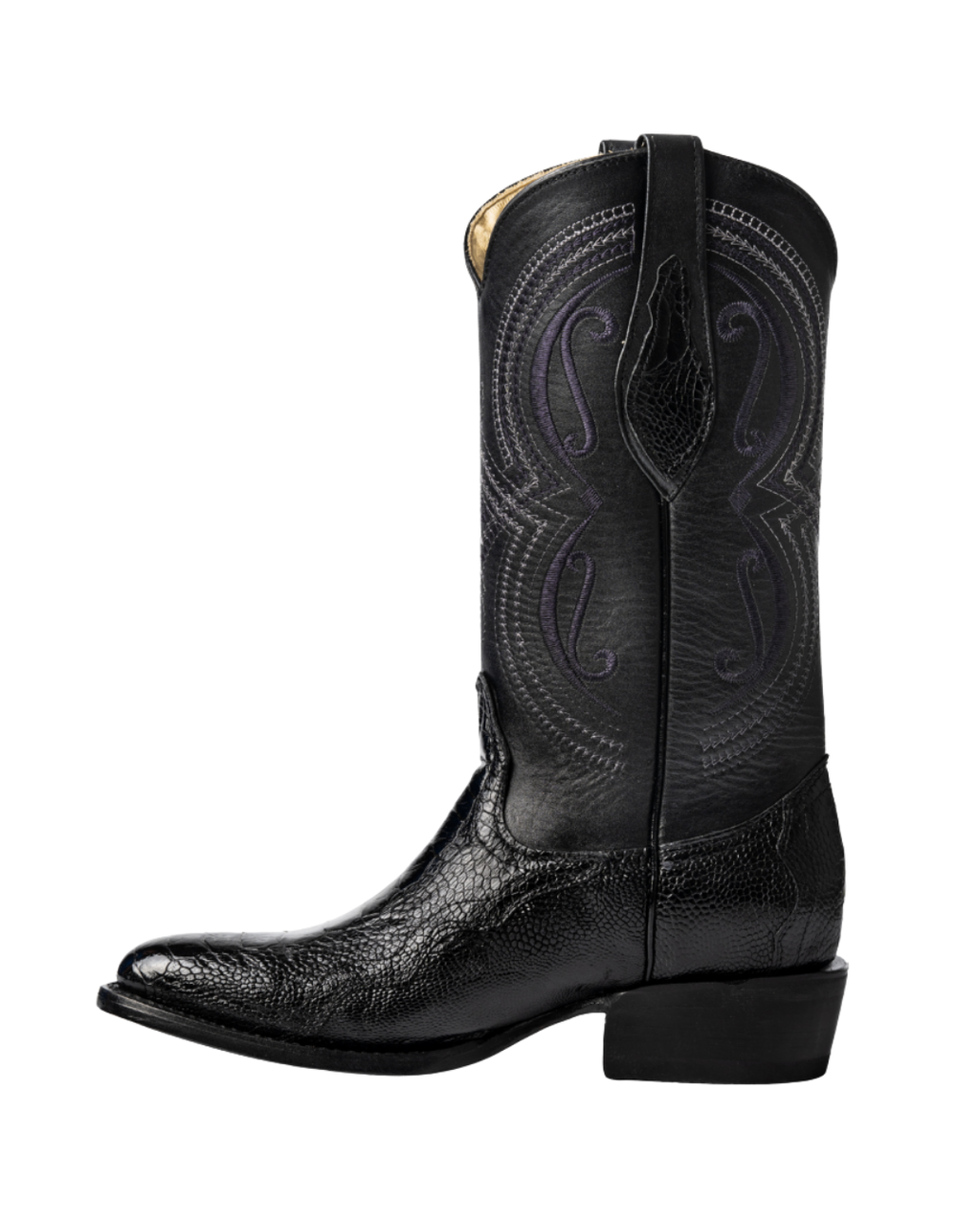 Pata de Avestruz Negro Oval