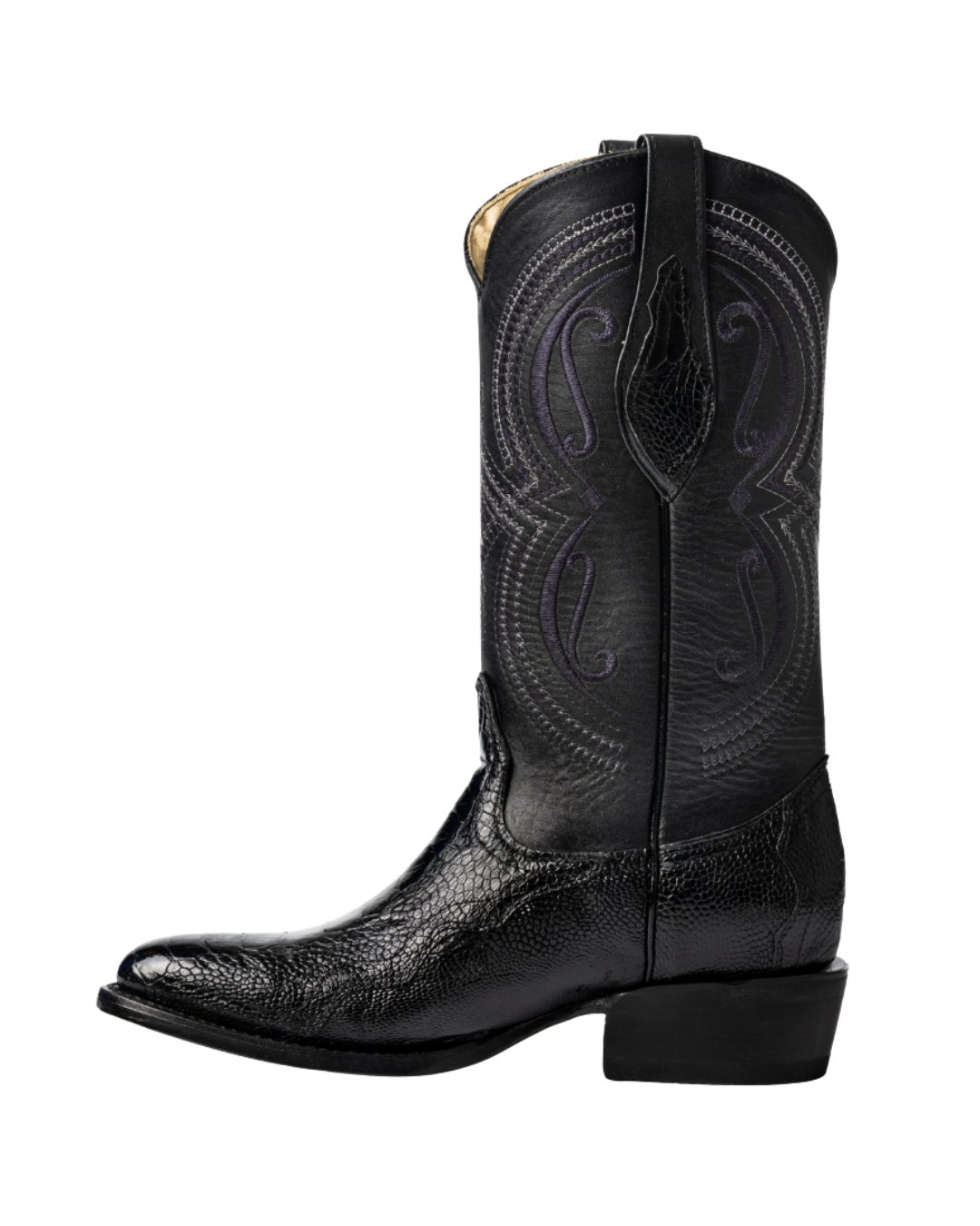 Pata de Avestruz Negro Oval