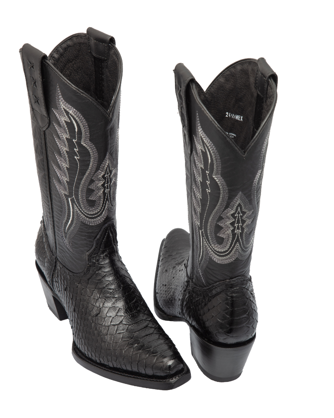 Python Negro punta X