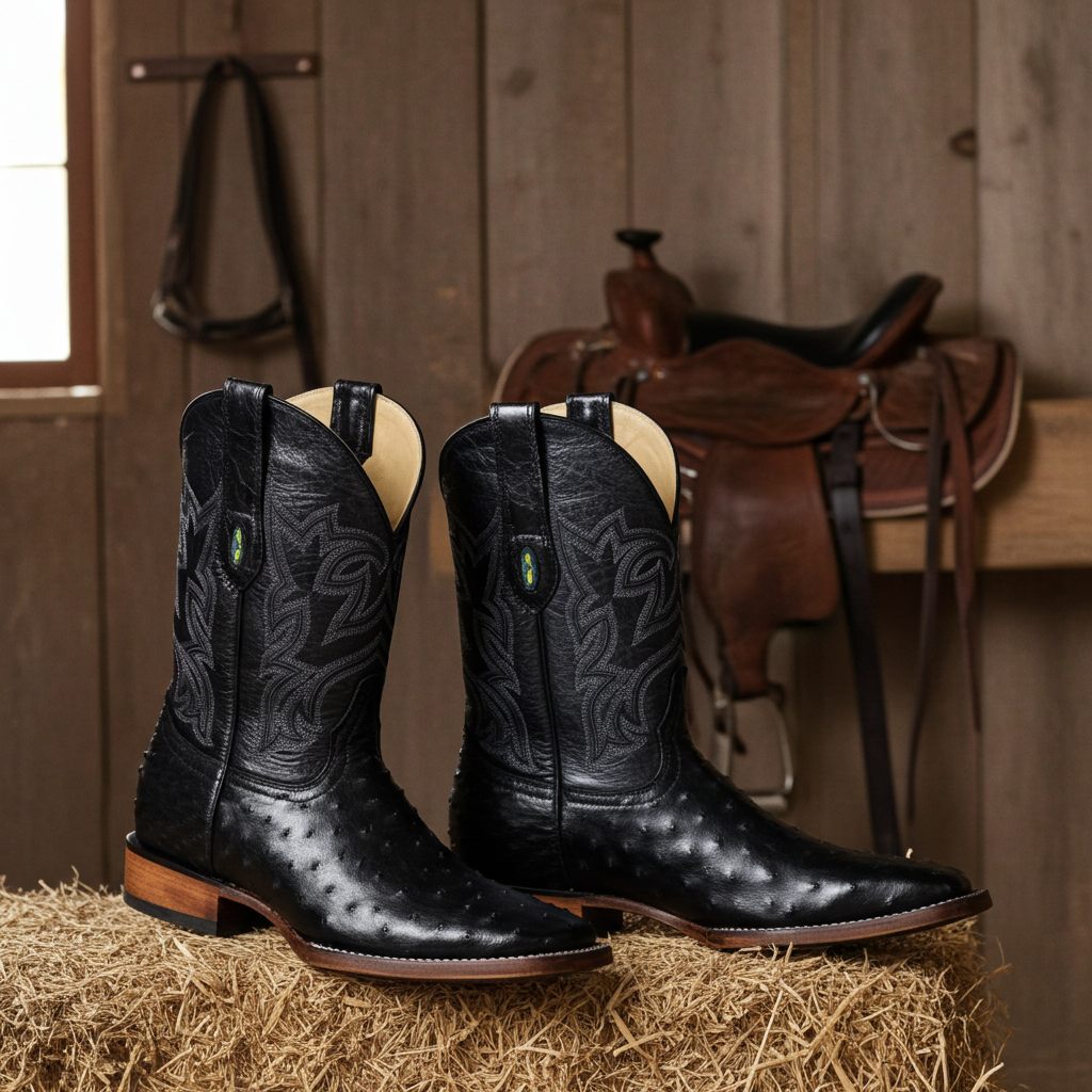 Avestruz 1ra Negro Rodeo Texana
