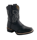 Bota kids Grasso Negro Chinela Rodeo C-37