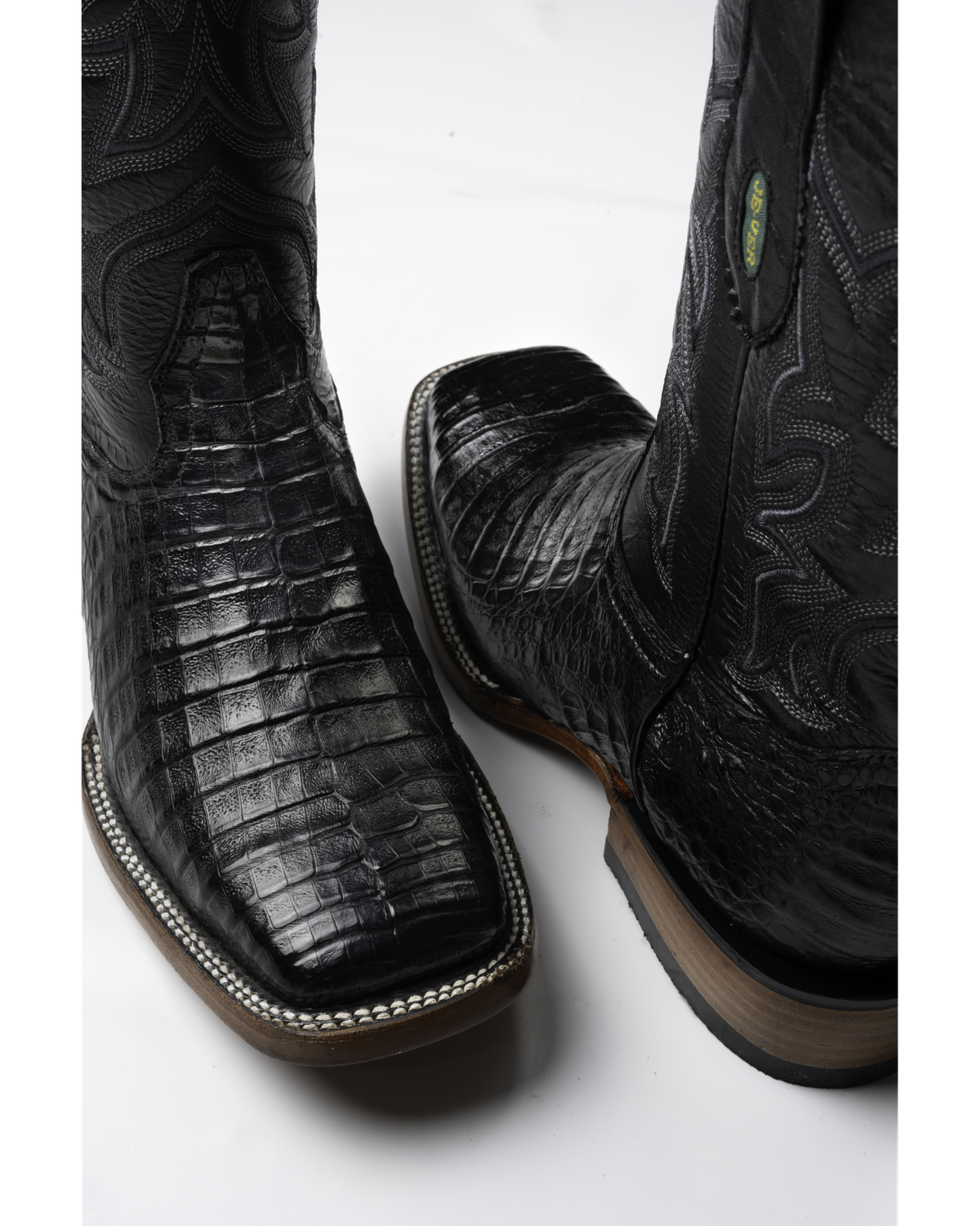 Cocodrilo Belly Negro Rodeo Texana