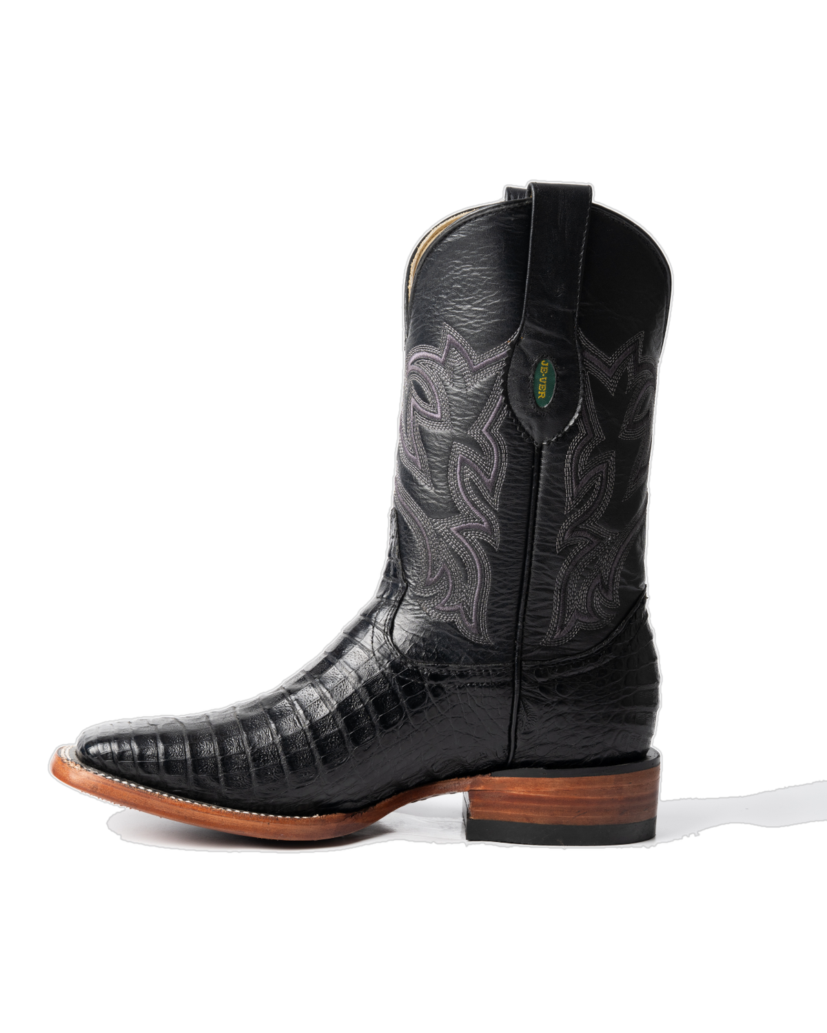 Cocodrilo Belly Negro Rodeo Texana