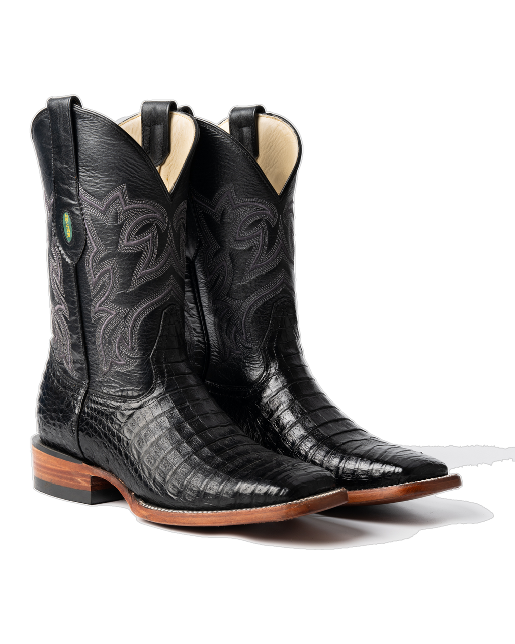 Cocodrilo Belly Negro Rodeo Texana