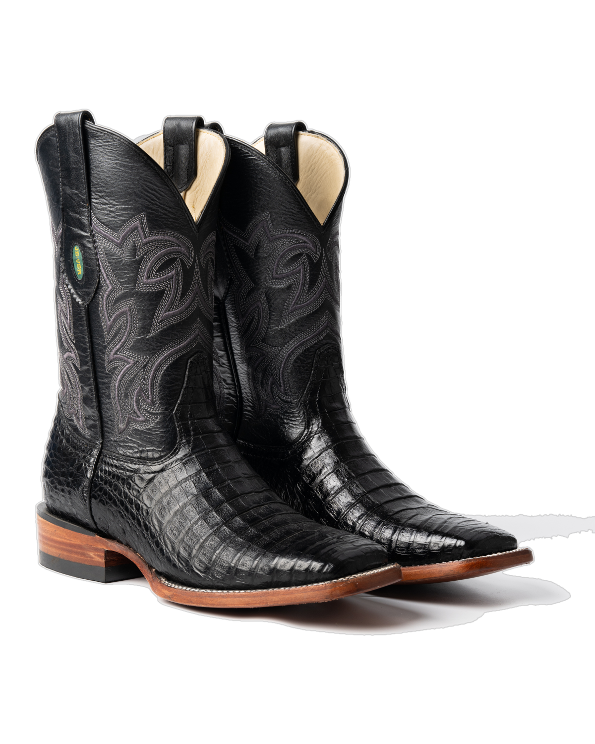 Cocodrilo Belly Negro Rodeo Texana